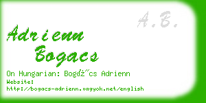 adrienn bogacs business card